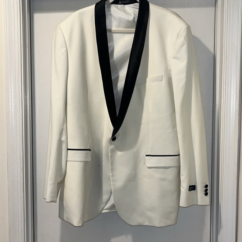 Ivory Tuxedo Jacket
